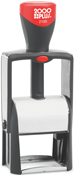 Heavy Duty Metal Self-Inking Stamp. Classic Line 2100 has an impression size of 1" x 1-5/8"