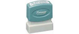 Xstamper Pre-Inked Stamp 1/2" x 1-5/8" This size is great for small return address.  This model is the same size as our stock stamps.