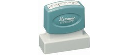 Xstamper Pre-Inked Stamp 11/16" x 1-15/16" Great for return address, or as a message stamp.