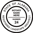 Landscape Architect - Alabama
Available in various mount options