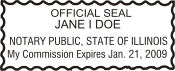 IL Notary Stamp  