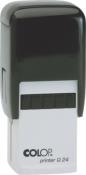 THIS IS A SQUARE 1" X 1" PRINTER.  IT IS SELF-INKING WITH A BUILT IN PAD THAT IS RE-INKABLE.  THIS PRINTER HAS A GREAT IMPRESSION.