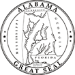 State Seal - Alabama
Available in various mount options