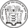 State Seal - New Jersey
Available in several mount options.