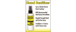 2 ounce spray hand sanitizer.  Kills 99.99% of germs.  Hospital strength, alcohol based sanitizer.