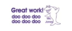 This is a self-inking .937"X 2.31" stamp. Choose a stamp, give us your name and get a customized motivational teacher stamp.  Baby Shark doo doo.