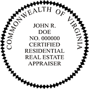 Certified Residential Real Estate Appraiser - Virginia
Available in several mount options.
