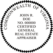 Certified General Real Estate Appraiser - Virginia
Available in several mount options.