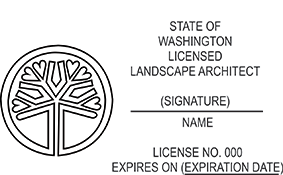 Landscape Architect - Horizontal - Washington
Available in several mount options.