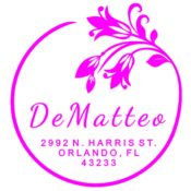 Designer style address stamp.  This is a 1.5 X 1.5 impression. This custom stamp can be on a handle, to use with a pad, a self-inking printer, a pre-inked PSI or the highest quality Xstamper.  Choose your mount in product options.
