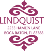 Designer style address stamp.  This is a 1.5 X 1.5 impression. This address stamp is great for weddings, invitations or everyday use.