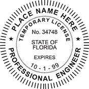 Engineer Temporary License - Florida
Available in several mount options