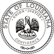 State Seal  - Louisiana
Available in several mount options