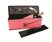 Pink Wine Box and Tools Gift Set