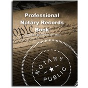 Soft cover notary record book.  Meets the requirements for all 50 states.  Three records per page.  There are 96 pages and 276 records.