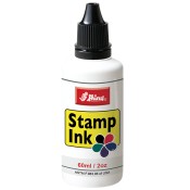 BLACK STAMP PAD INK TO BE USED ON STAMP PADS OR ANY PRINTERS AND DATERS.